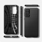 Husa Silicon Spigen Liquid Air Pentru Samsung A33 5G, Neagra - imagine 2