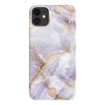 Husa Silicon Kingxbar Marble Purple Pentru Iphone 11 Pro