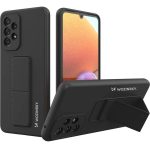 Husa Silicon Wozinsky Kickstand Neagra Pentru Samsung A23