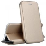 Husa Flip Elegance Pentru Huawei Y6P, Gold