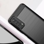 Husa Silicon Carbon Negru Pentru Huawei P Smart 2021 - imagine 2