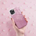 Husa Silicon Sclipici Roz Pentru Huawei P40 Lite E - imagine 3