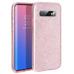 Husa Silicon Sclipici Roz Pentru Huawei Y6 2019