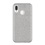 Husa Silicon Sclipici Gri Pentru Huawei Y6p