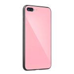 Husa Silicon Glass Roz Pentru Iphone XS Max