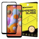 Folie de Sticla Full Face, Full Glue, Neagra Pentru Samsung A11/M11