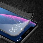 Folie de Sticla Flexi Pentru Huawei P20, Neagra - imagine 4