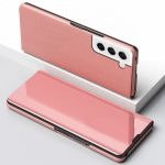 Husa Flip Clear View Roz Pentru Samsung Galaxy S21 5G - imagine 5