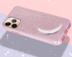 Husa Silicon Sclipici Roz Pentru iPhone 11 Pro - imagine 2