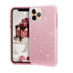 Husa Silicon Sclipici Roz Pentru iPhone 11 Pro