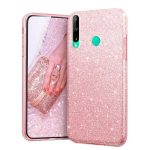 Husa Silicon Sclipici Roz Pentru Huawei P30 Lite