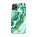 Husa Silicon Kingxbar Marble Green Pentru Iphone 11 Pro