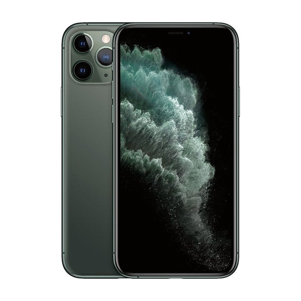 32780_111266a2460789124-midnight-green-min.jpg Telefon mobil Apple iPhone 11 Pro Max 64GB Midnight Green, Foarte Bun - imagine 1