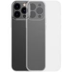 Husa Silicon Super Frosted Glass Transparent Cu Protectie La Camere Pentru Iphone 13 Pro - imagine 8