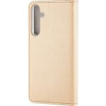 Husa Flip Smart Magnet Gold Pentru Samsung Galaxy A9 2018 - imagine 2