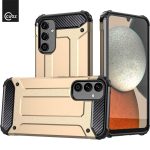 Husa Silicon Antisoc Gold Pentru Huawei Y6 2018