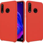 Husa Silicon Soft Rosu Pentru Huawei P30 Lite