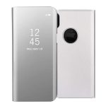 Husa Flip Clear View Gri Pentru Samsung Galaxy A7 2018