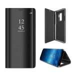 Husa Flip Clear View Negru Pentru Samsung Galaxy A6 2018 - imagine 2