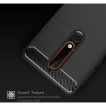 Husa Silicon Carbon Negru Pentru Nokia 6 - imagine 15