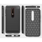 Husa Silicon Carbon Negru Pentru Nokia 6 - imagine 10