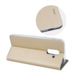 Husa Flip Insertie Aluminiu Gold Pentru Huawei P40 Lite E - imagine 3