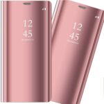 Husa Flip Clear View Roz Pentru Samsung Galaxy A70