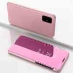 Husa Flip Clear View Roz Pentru Samsung Galaxy A70 - imagine 5