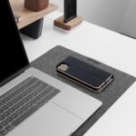 Husa Flip Insertie Aluminiu Negru Pentru Samsung Galaxy A40 - imagine 5