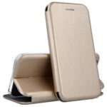 Husa Flip Elegance Gold Pentru Iphone X