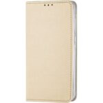 Husa Flip Smart Magnet Gold Pentru Samsung Galaxy A8 2018