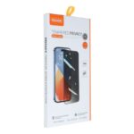 Folie de protectie Ecran Privacy Veason pentru Apple iPhone 15, Sticla Securizata, Full Glue, 6D