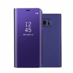 Husa Flip Clear View Mov Pentru Samsung Galaxy A7 2018