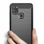 Husa Silicon Carbon Pentru Samsung Galaxy A21s - imagine 2