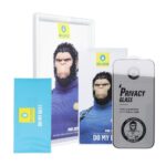 Folie Sticla Privacy 5D Mr. Monkey - pentru iPhone 15 Pro Max - imagine 2